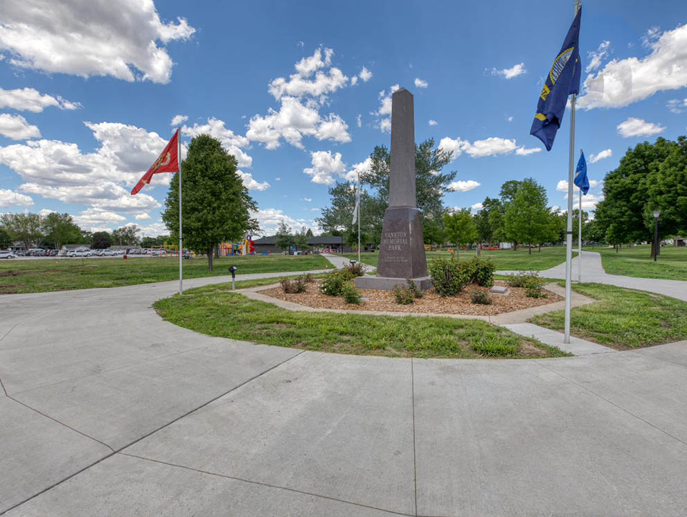 Yankton Memorial Park Veterans Tribute.